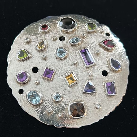 Ross-Simons Jewelry - Ross Simons Multi Gemstone Sterling 925 Pendant